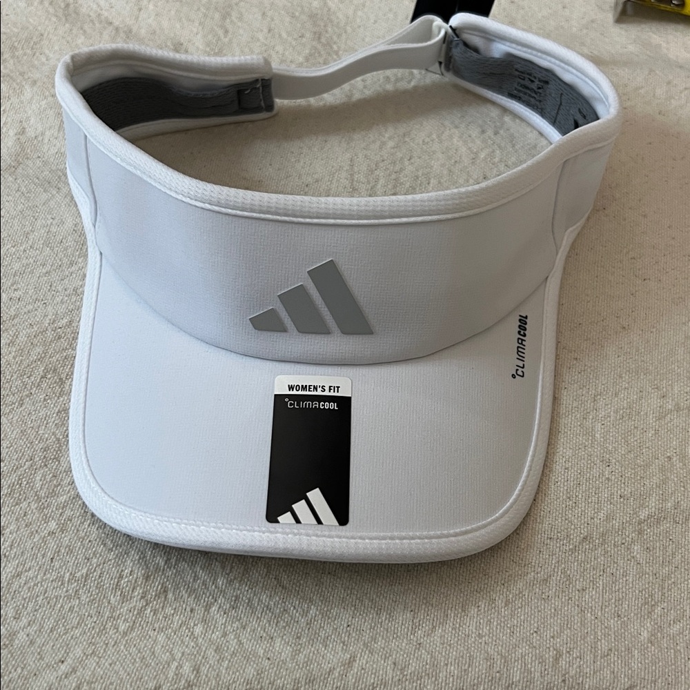 Adidas Climalite White Visor NWT